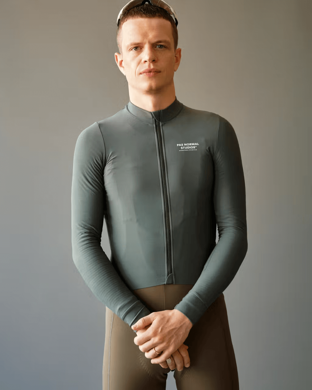 Herren Mechanism Long Sleeve Jersey — Dark Moss