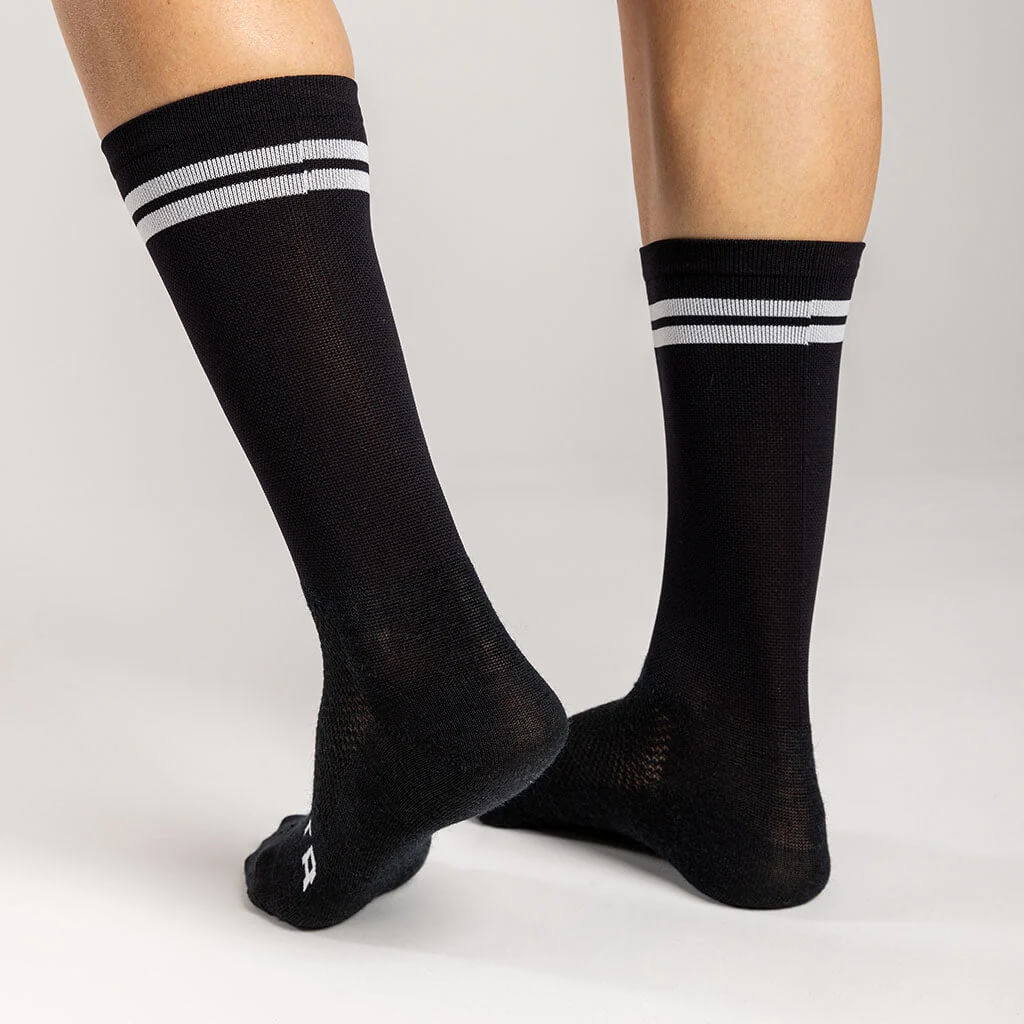 Merino Crew Socks - Black