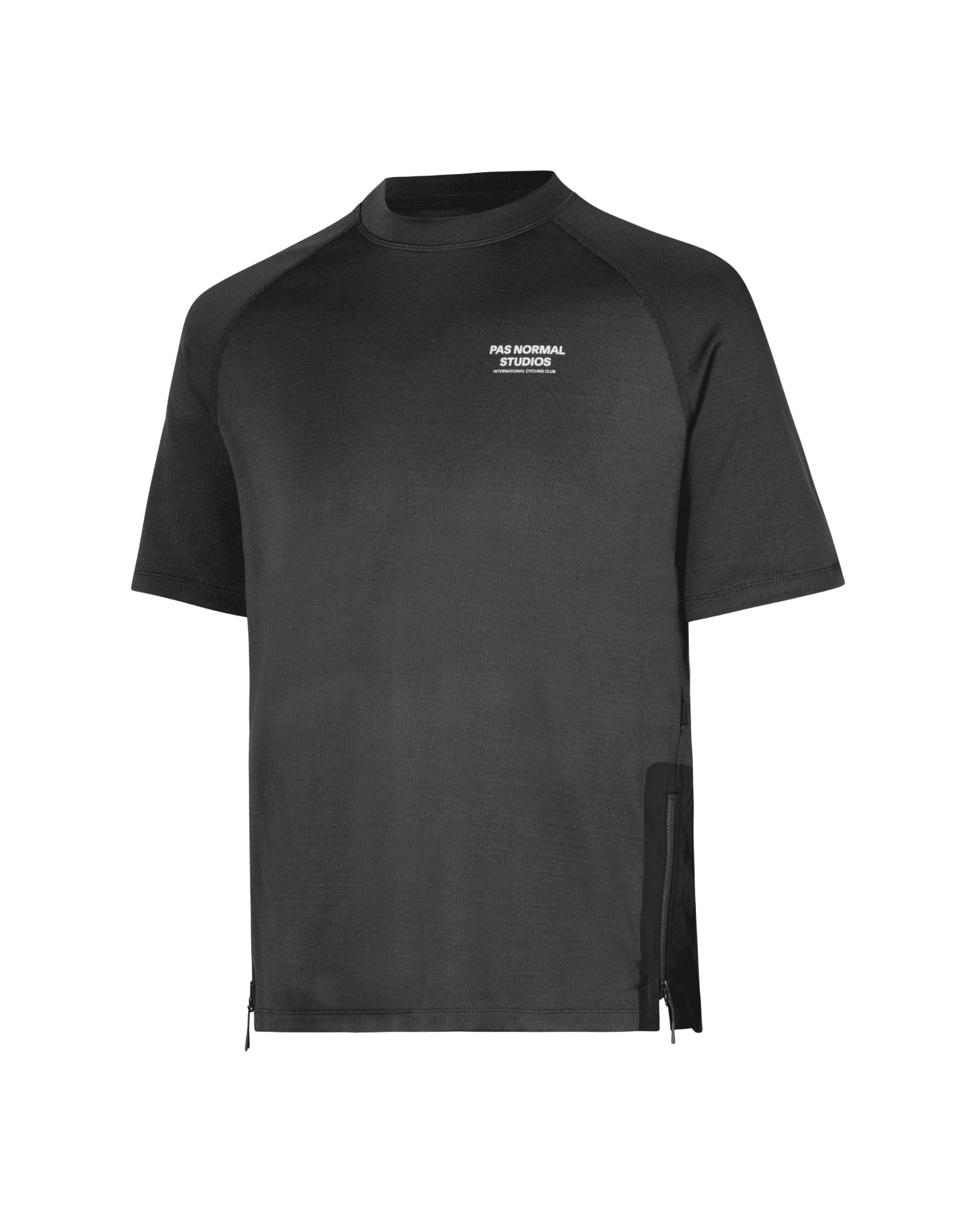 Herren Escapism Technical SS T-Shirt — Schwarz