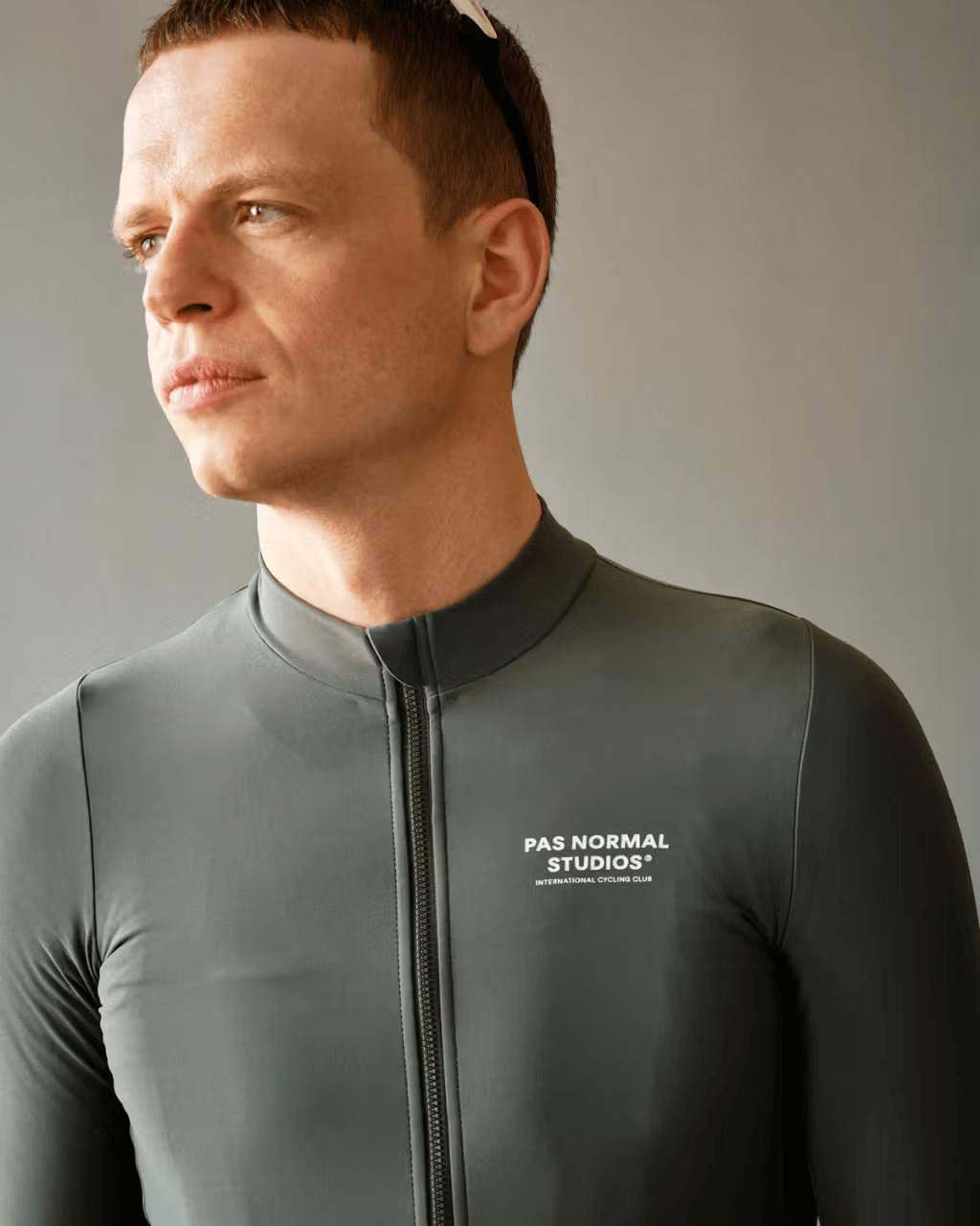 Herren Mechanism Long Sleeve Jersey — Dark Moss