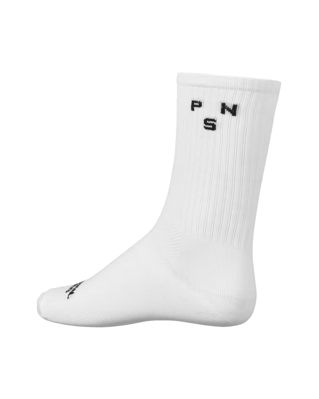 Off-Race Ribbed Socks — White