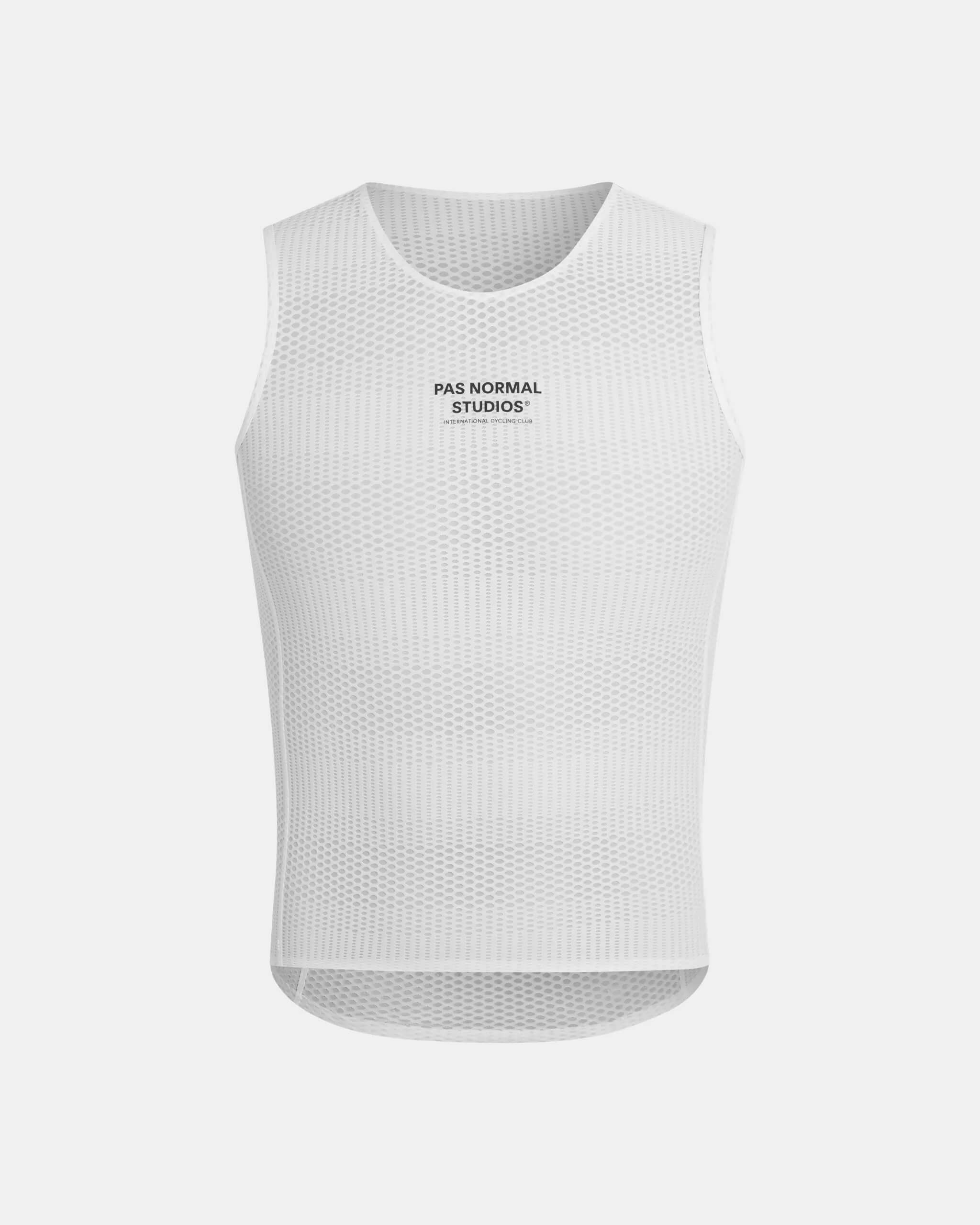 Herren Mechanism Pro Sleeveless Base Layer - Weiß 